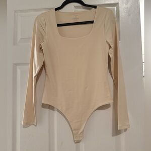 Nuuds square neck bodysuit NWOT